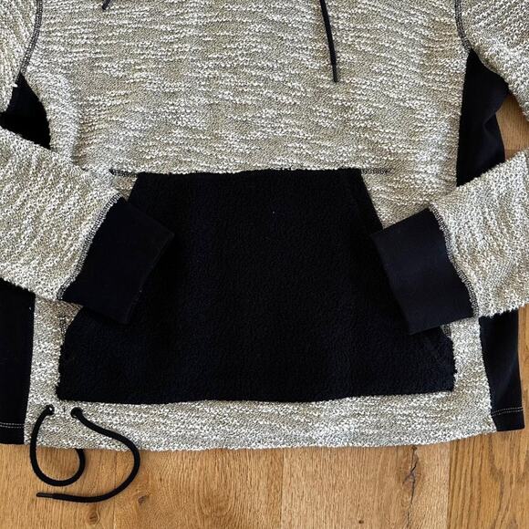 Craig Green Reverse Laced Hoodie in Greenish Gray and Black - Picture 2 of 6